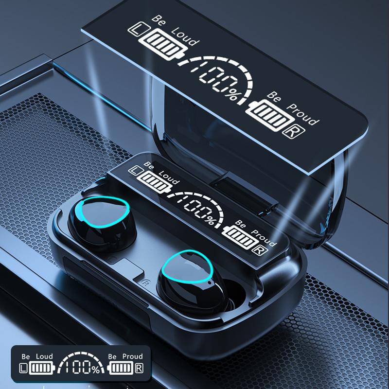 TWS Bluetooth 5.1 Earphones 3500mAh Waterproof Charging Box