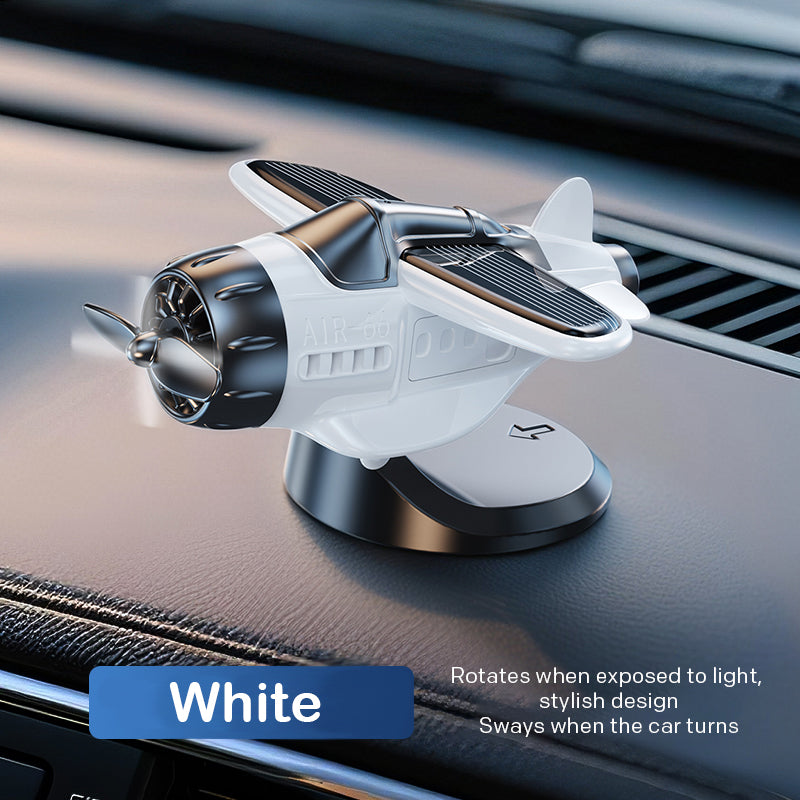 🎁2025 Limited Time Sale - 50% OFF🔥Solar powered airplane shaped car ornaments