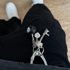 🔗✨ Y2K METAL KEYCHAIN – Your Keys Just Got a Glow-Up! ✨🔗