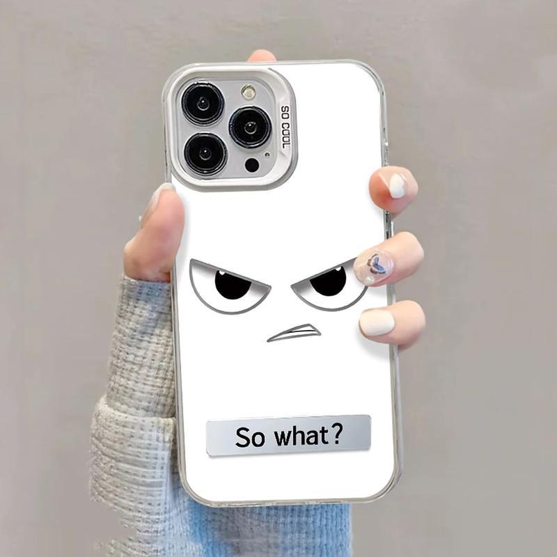 "SO WHAT" Case Cover for iPhone