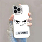 "SO WHAT" Case Cover for iPhone