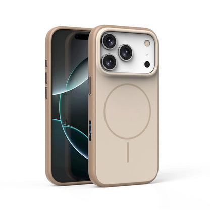 Matte Back Panel with Soft Silicone Edge Case Cover for iPhone