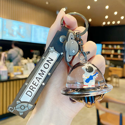 The Floating Astronaut Keychain - A Mini Universe in Your Pocket
