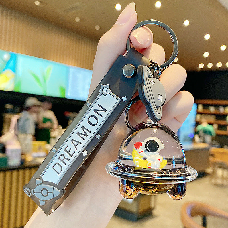 The Floating Astronaut Keychain - A Mini Universe in Your Pocket