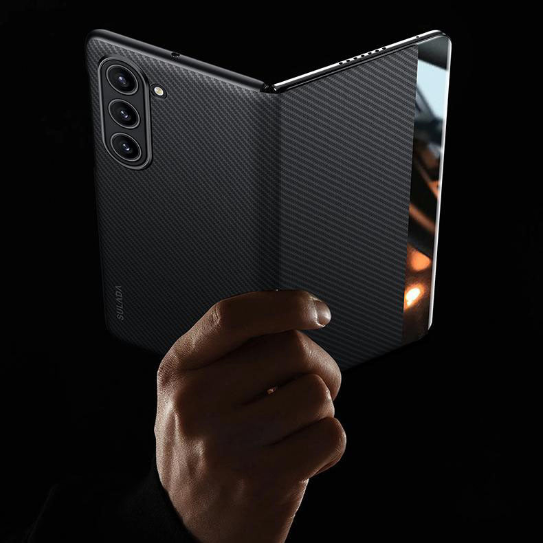 Business Flip Leather Case Cover for Samsung Fold Series