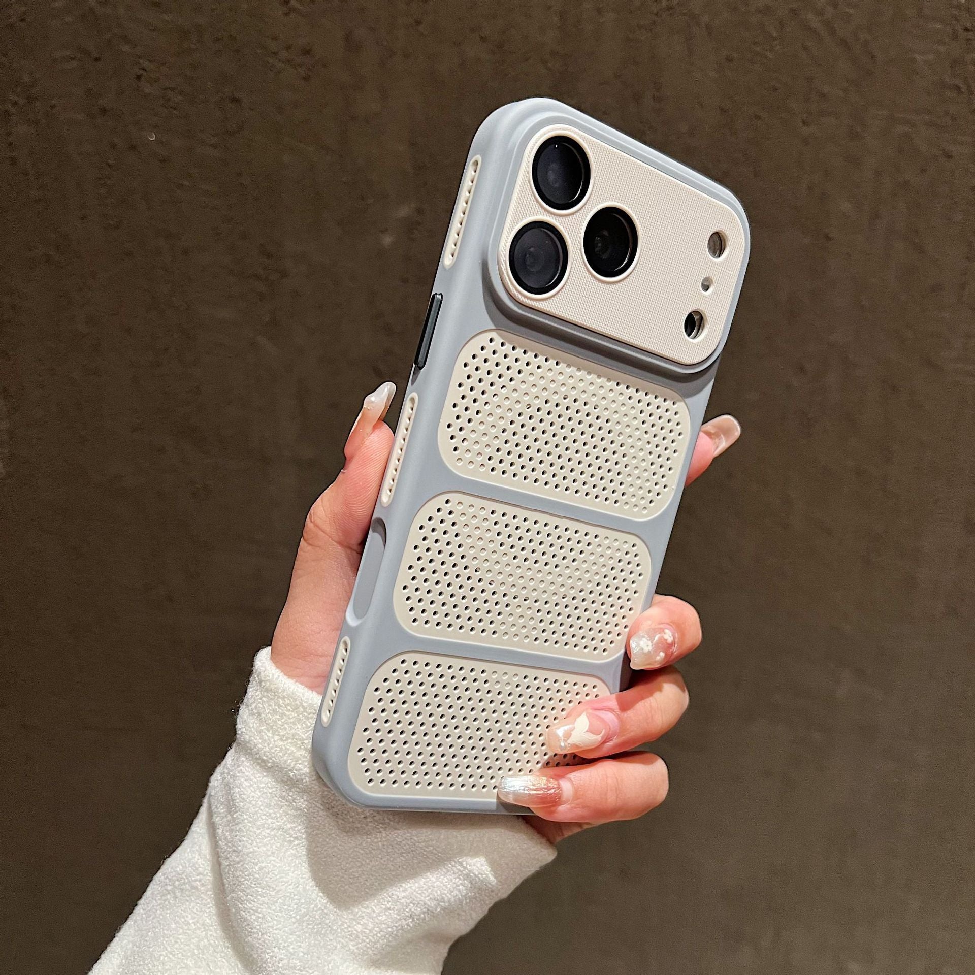 Breathable Honeycomb Vent MagSafe iPhone Case