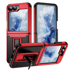 Military-grade Drop Protection with Stand Case Cover for Samsung Flip Series