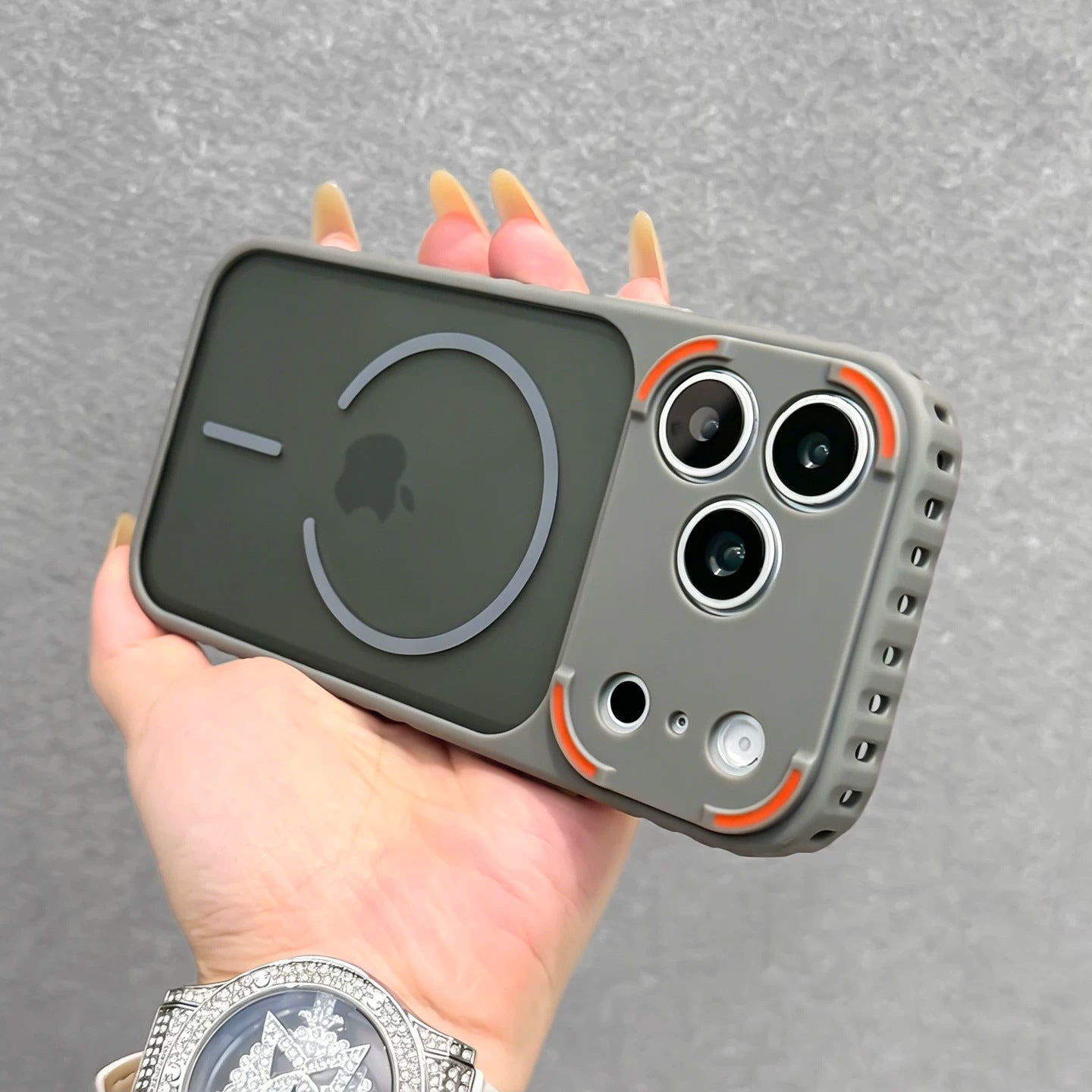 Magnetic Compatible Ventilated Case Cover for iPhone