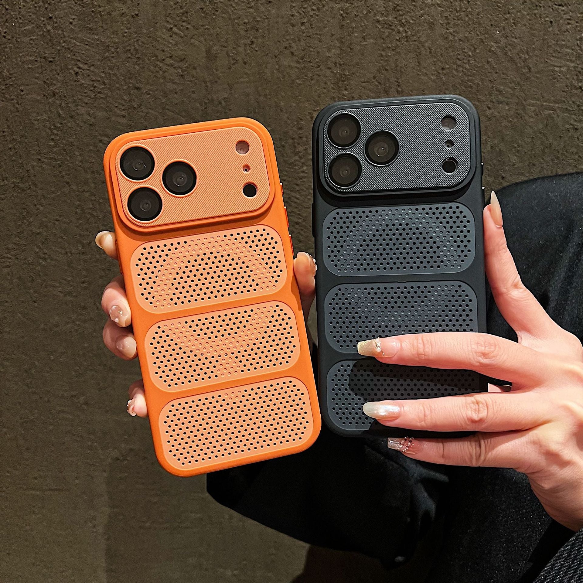 Breathable Honeycomb Vent MagSafe iPhone Case