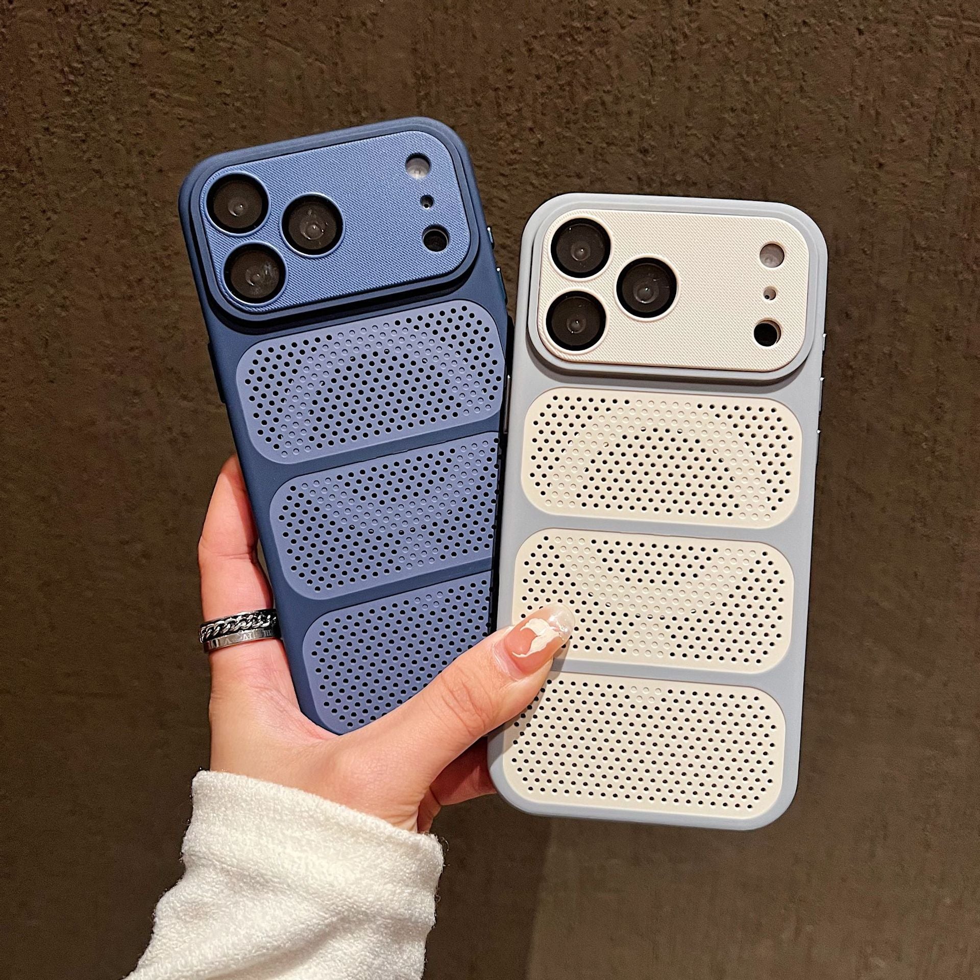Breathable Honeycomb Vent MagSafe iPhone Case