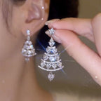 Sparkling Christmas Tree Earrings🎄✨