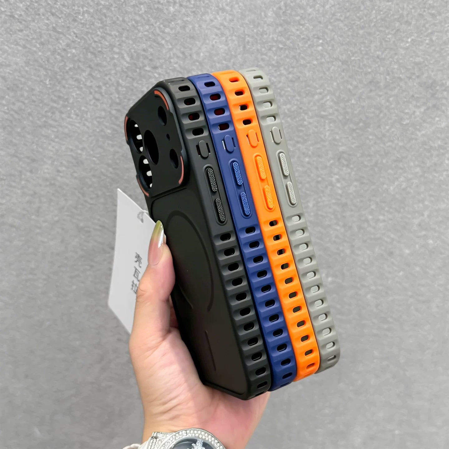Magnetic Compatible Ventilated Case Cover for iPhone