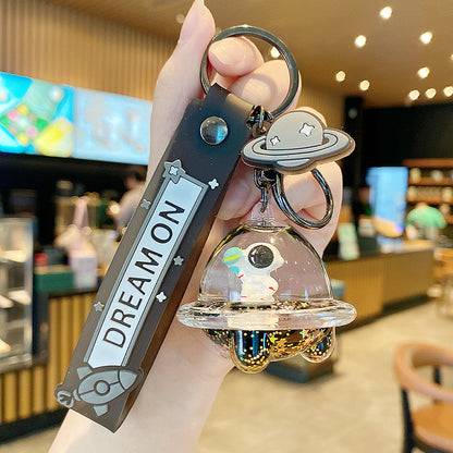 The Floating Astronaut Keychain - A Mini Universe in Your Pocket