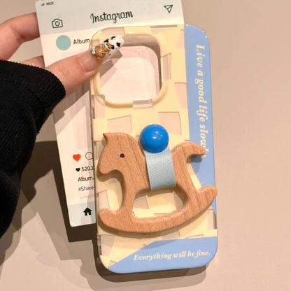 Children's Wooden Stand Case Cover for iPhone - Buy 2: FREE SHIPPING🛫 & 40% OFF 2nd🔥