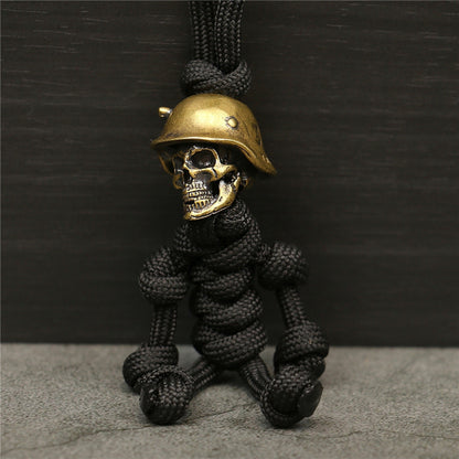 💀✨ Meet Your New Pocket Rebel – The Brass Skeleton Keychain with Soul! ✨💀