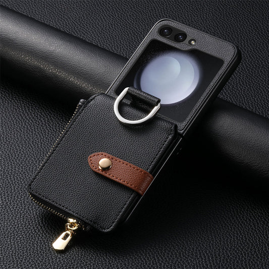 Carabiner Wallet Case Cover for Samsung Flip Serie