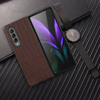 Crocodile Skin Case Cover for Samsung Fold Series