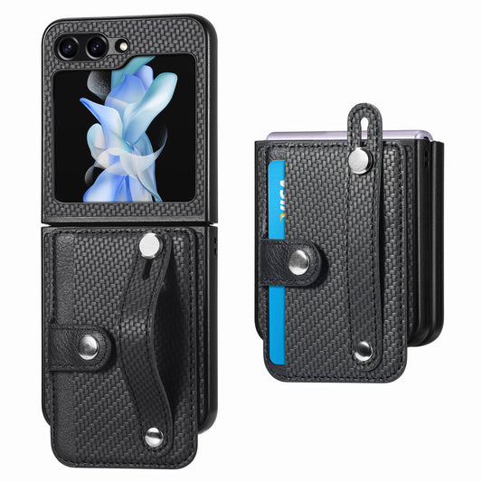 Braided Wristband Case Cover for Samsung Flip Serie