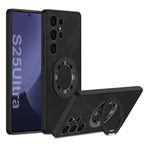 Suede Leather Magnetic Folding Stand Case Cover for Samsung S Series