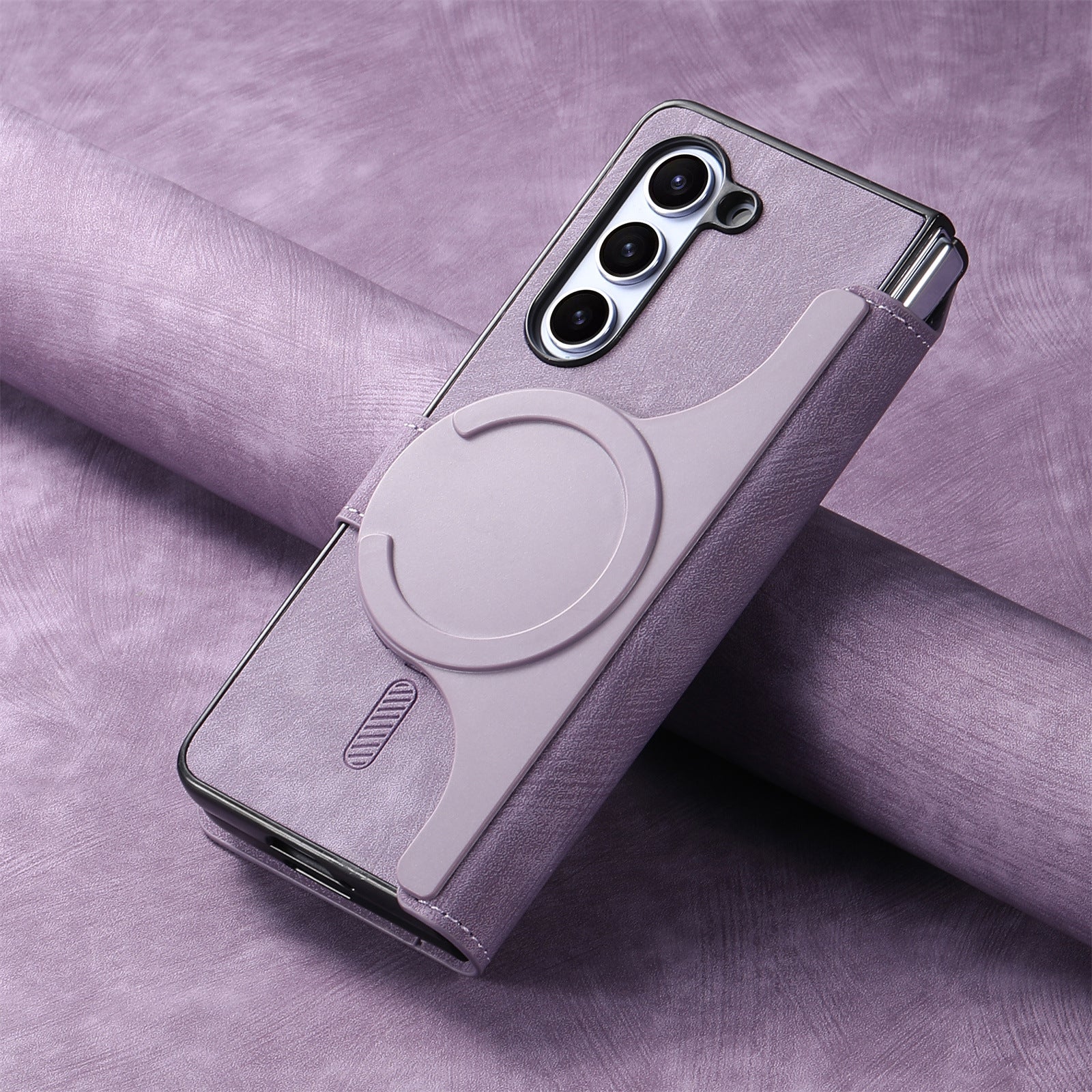 Split Magnetic Wallet Case Cover for Samsung Fold Series