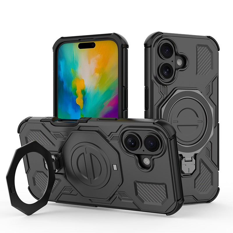 Armored Protective Folding Stand Case Cover for iPhone