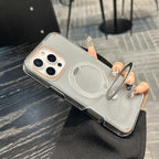 3rd Generation Frosted Anti-collision Magnetic Folding Stand Case Cover for iPhone