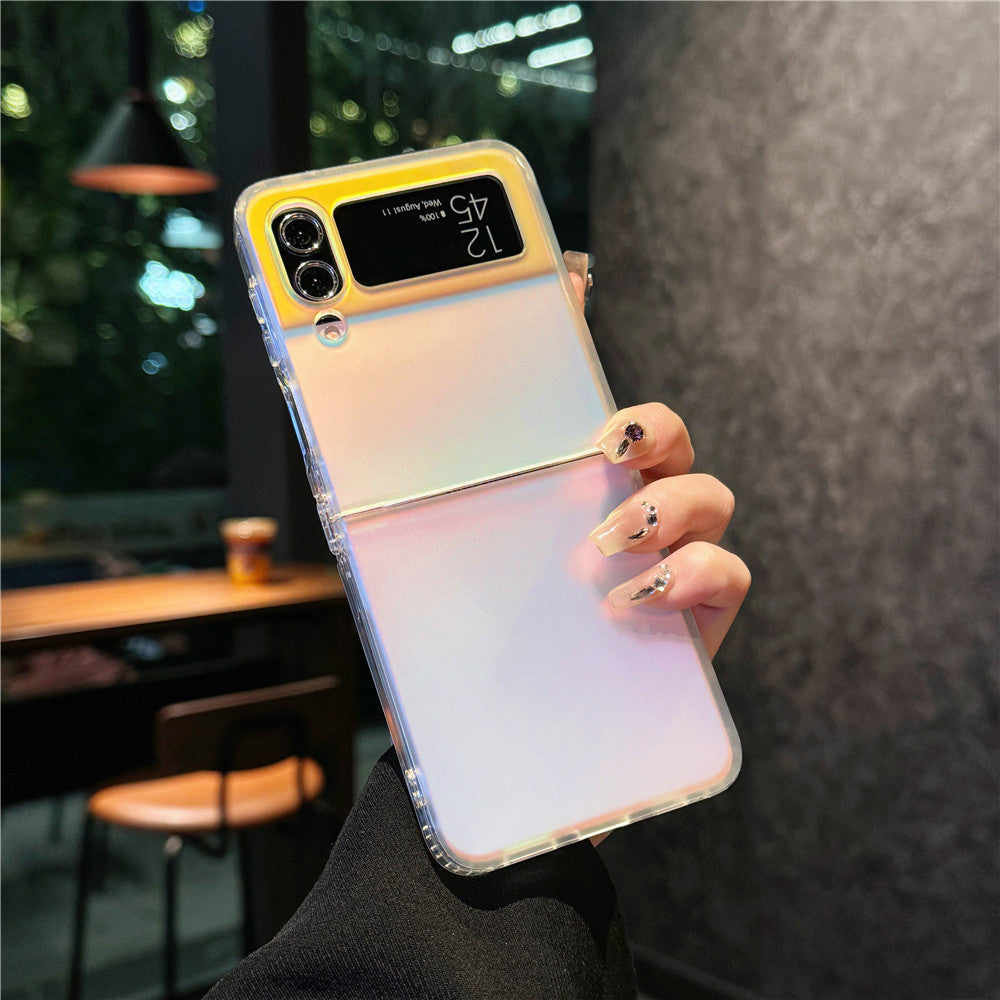 Laser Frosted Magnetic Case Cover for Samsung Flip Serie