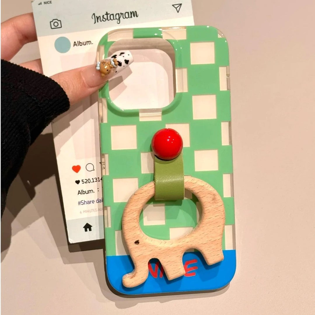 Children's Wooden Stand Case Cover for iPhone - Buy 2: FREE SHIPPING🛫 & 40% OFF 2nd🔥