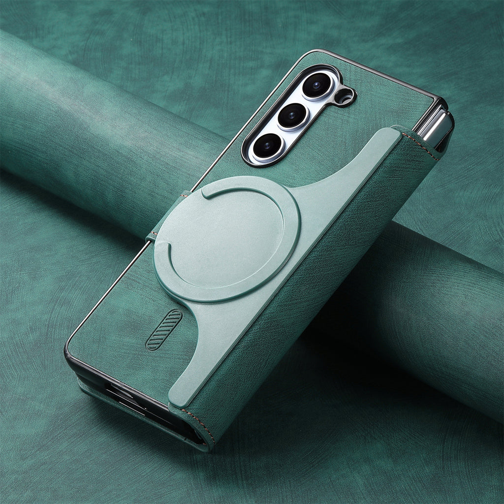 Split Magnetic Wallet Case Cover for Samsung Fold Series