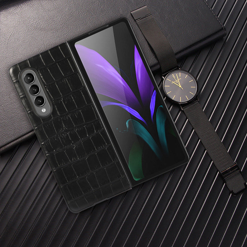 Crocodile Skin Case Cover for Samsung Fold Series