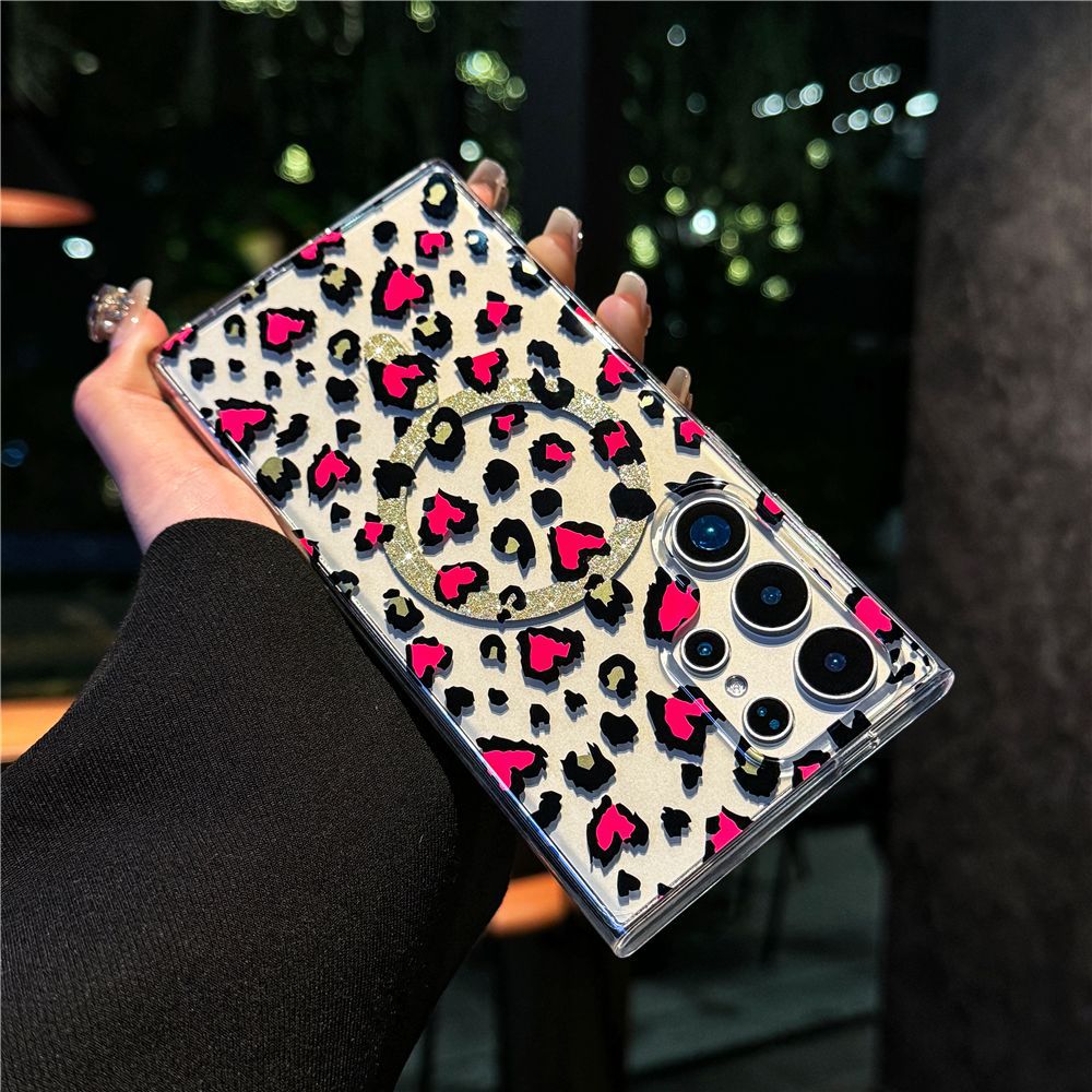 Love Magnetic Transparent Case Cover for Samsung S Series