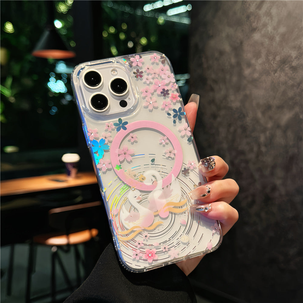 Cute Pattern Magnetic Case Cover for iPhone