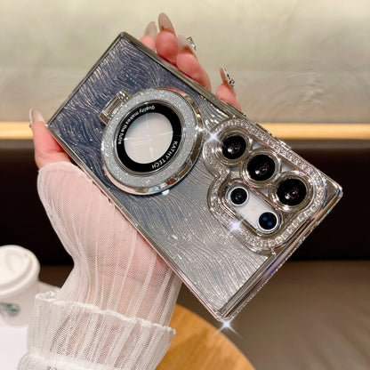 🔥Dazzling Folding Bracket That Sparkles Case Cover for Samsung S Series