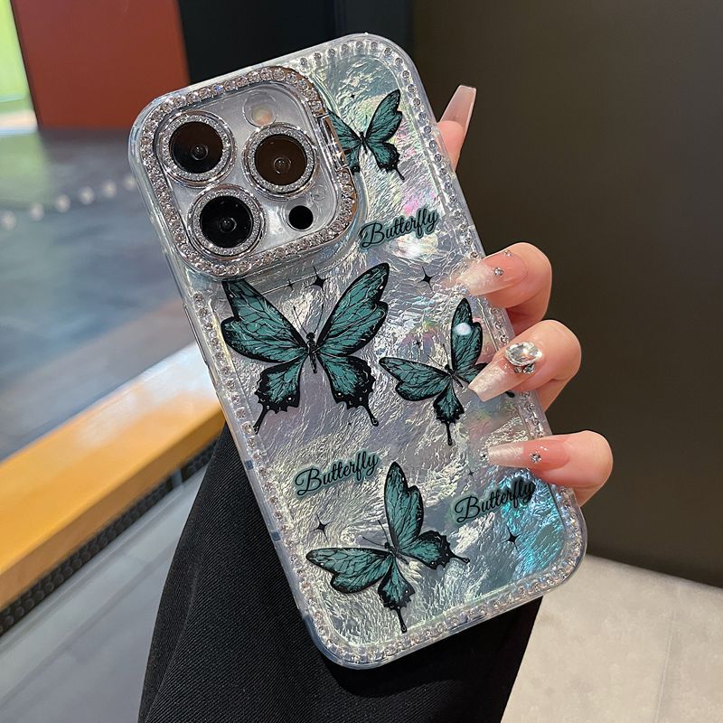 Butterfly Folding Stand Case Cover for iPhone