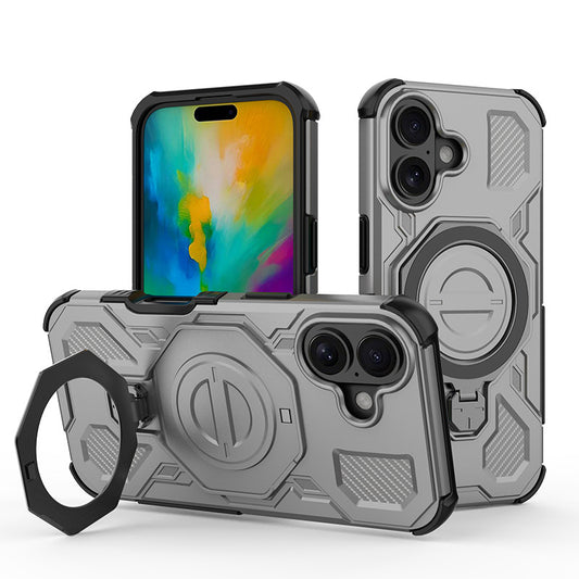 Armored Protective Folding Stand Case Cover for iPhone
