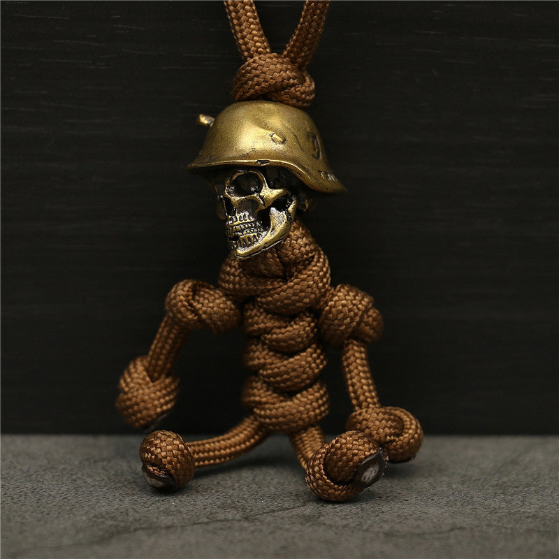 💀✨ Meet Your New Pocket Rebel – The Brass Skeleton Keychain with Soul! ✨💀