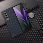 Crocodile Skin Case Cover for Samsung Fold Series