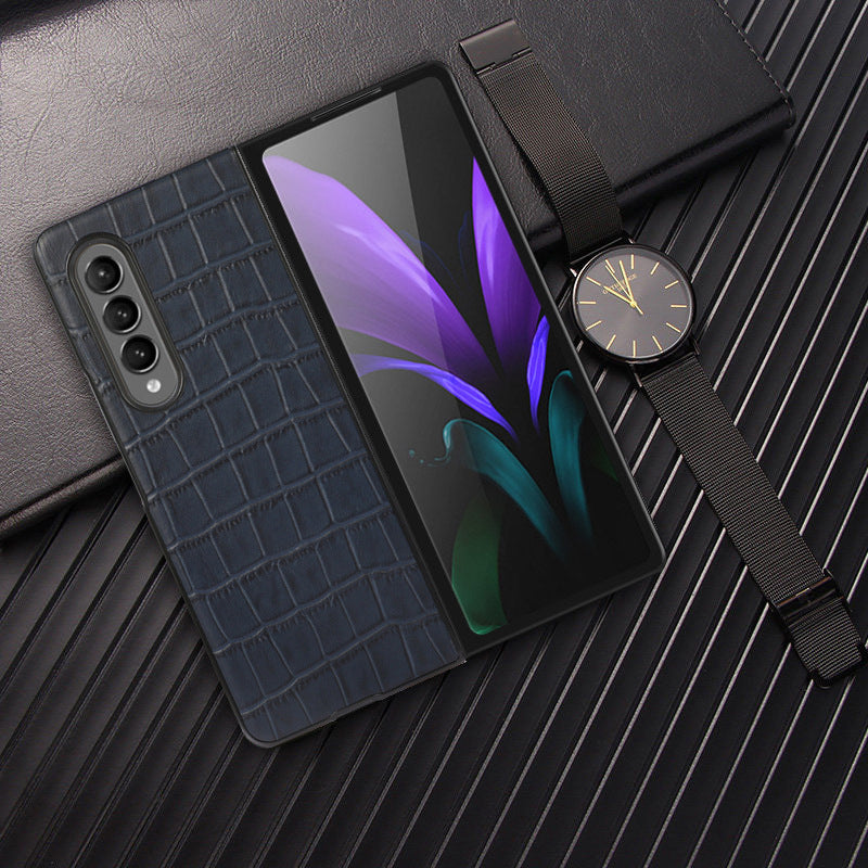 Crocodile Skin Case Cover for Samsung Fold Series