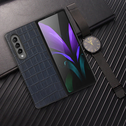 Crocodile Skin Case Cover for Samsung Fold Series