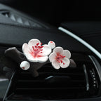 🌸🚗 The Blossoming Journey - Peach Blossom Branch Car Decor 🚗🌸