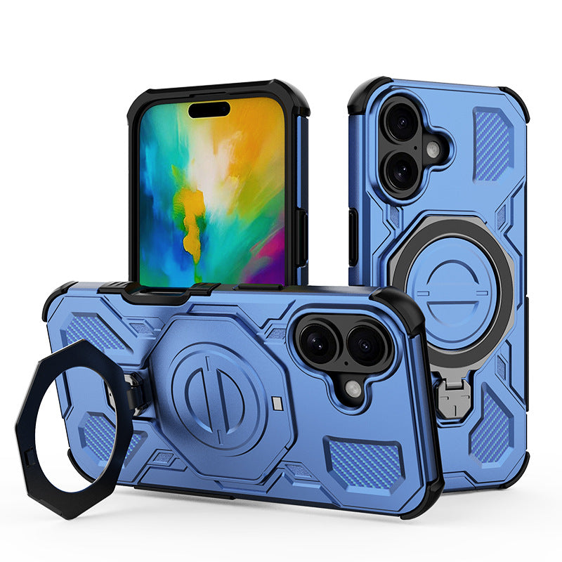 Armored Protective Folding Stand Case Cover for iPhone