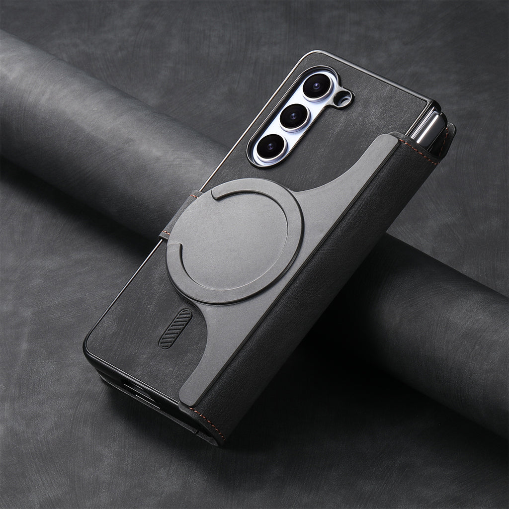Split Magnetic Wallet Case Cover for Samsung Fold Series