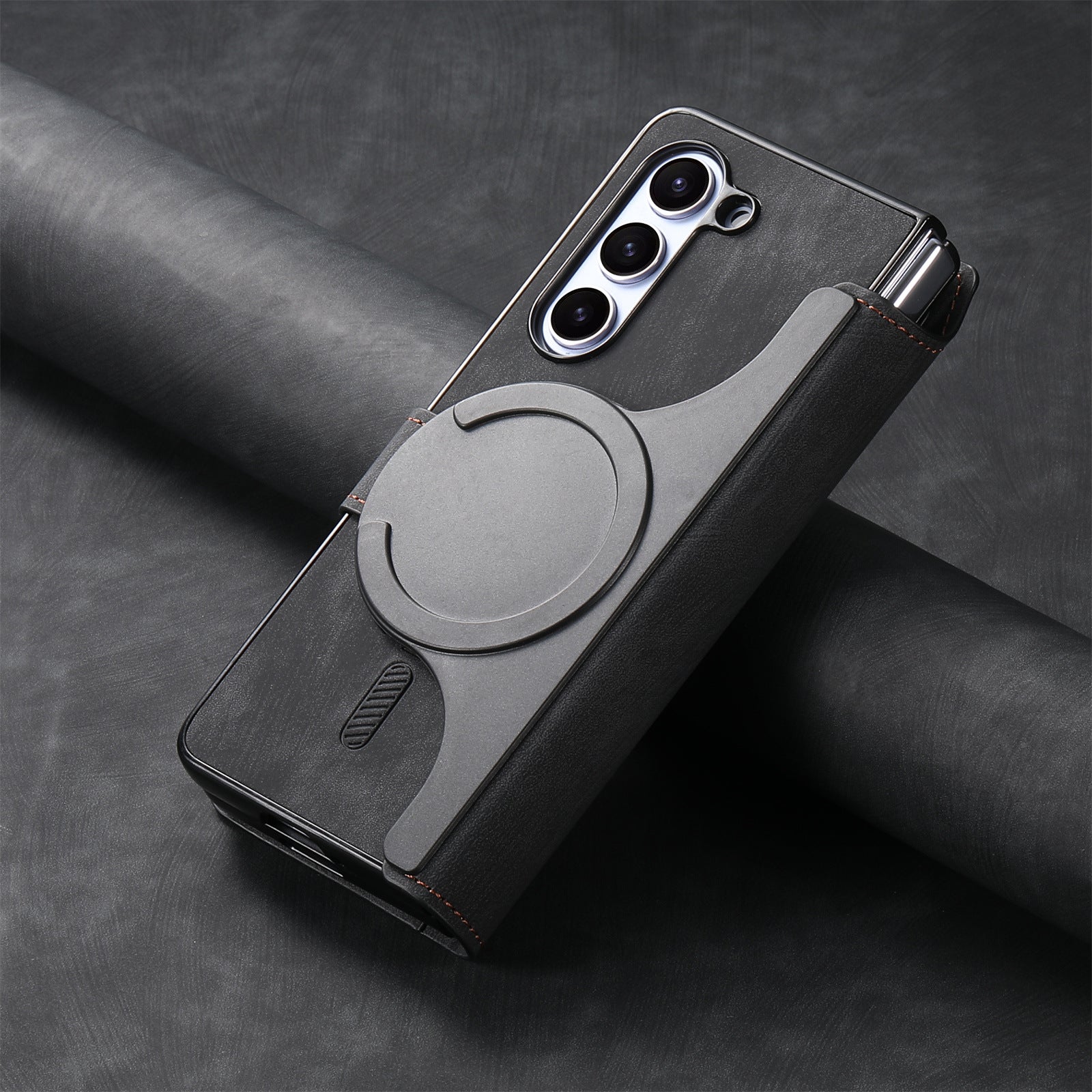 Split Magnetic Wallet Case Cover for Samsung Fold Series