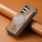 Split Magnetic Wallet Case Cover for Samsung Fold Series