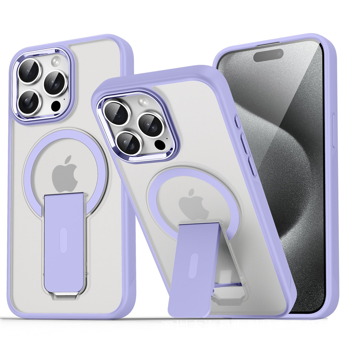 Soft Silicone Vertical Folding Stand Case Cover for iPhone