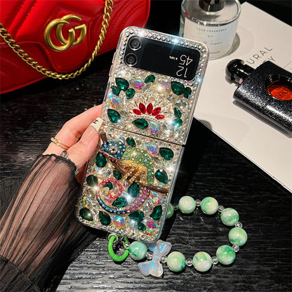 Gemstone Animal Case Cover for Samsung Flip Serie
