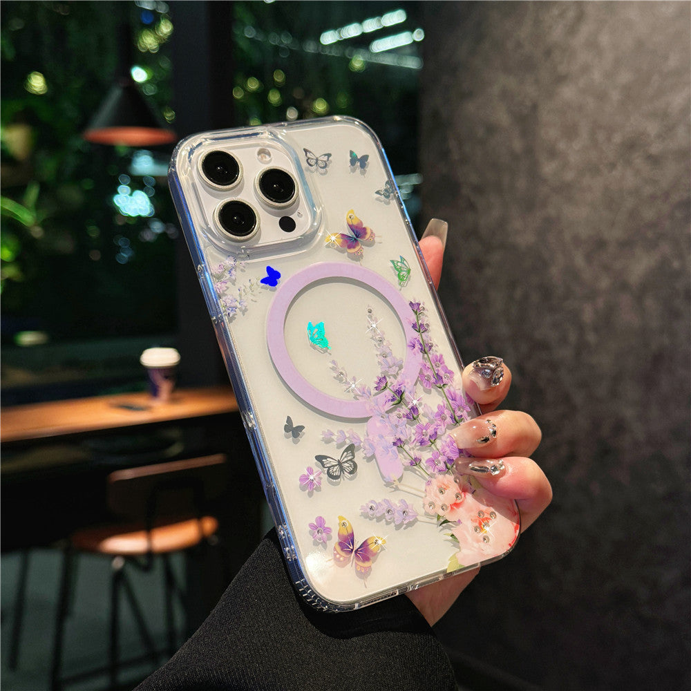 Cute Pattern Magnetic Case Cover for iPhone