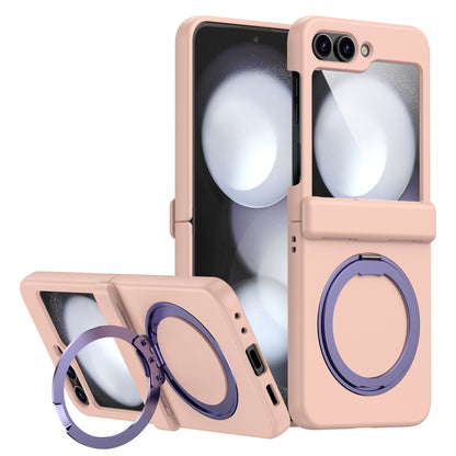 Solid Color Case with Folding Magnetic Stand Case Cover for Samsung Flip Series