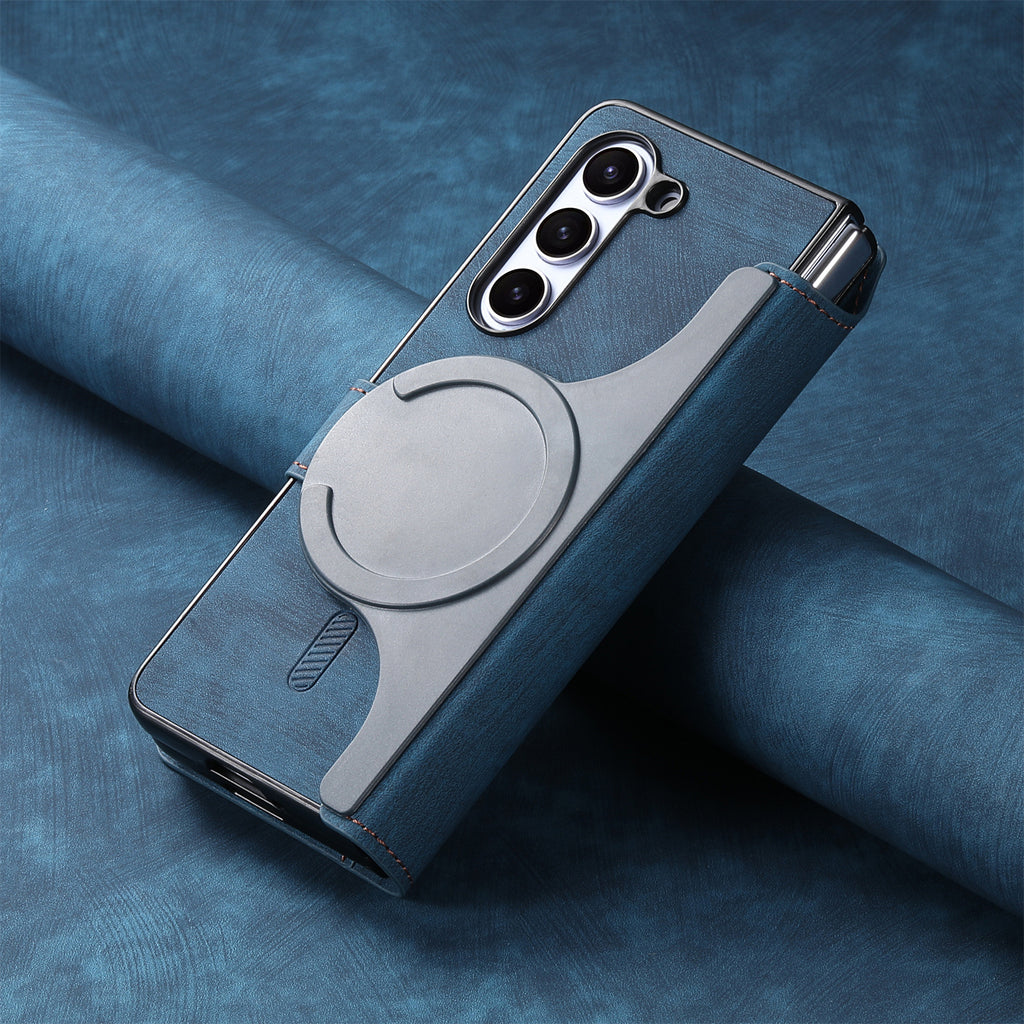 Split Magnetic Wallet Case Cover for Samsung Fold Series
