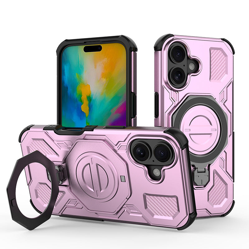 Armored Protective Folding Stand Case Cover for iPhone